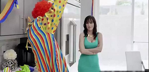  Hot MILF Alana Cruise hires a clown for her birthday and got surprise when the horny clown gave her an awesome birthday sex.